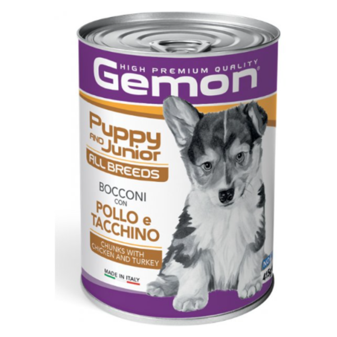 Gemon Puppy & Junior chicken-turkey 415 Gr