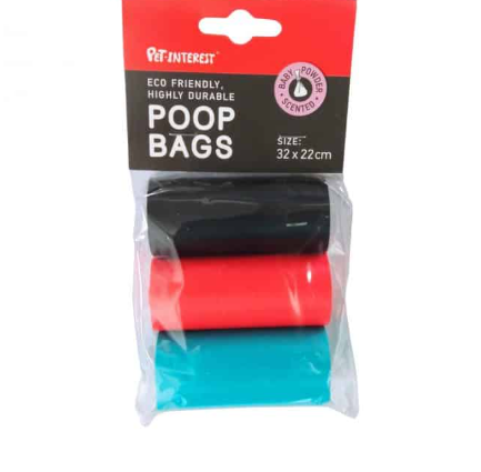 3 Poop Bags Rolls
